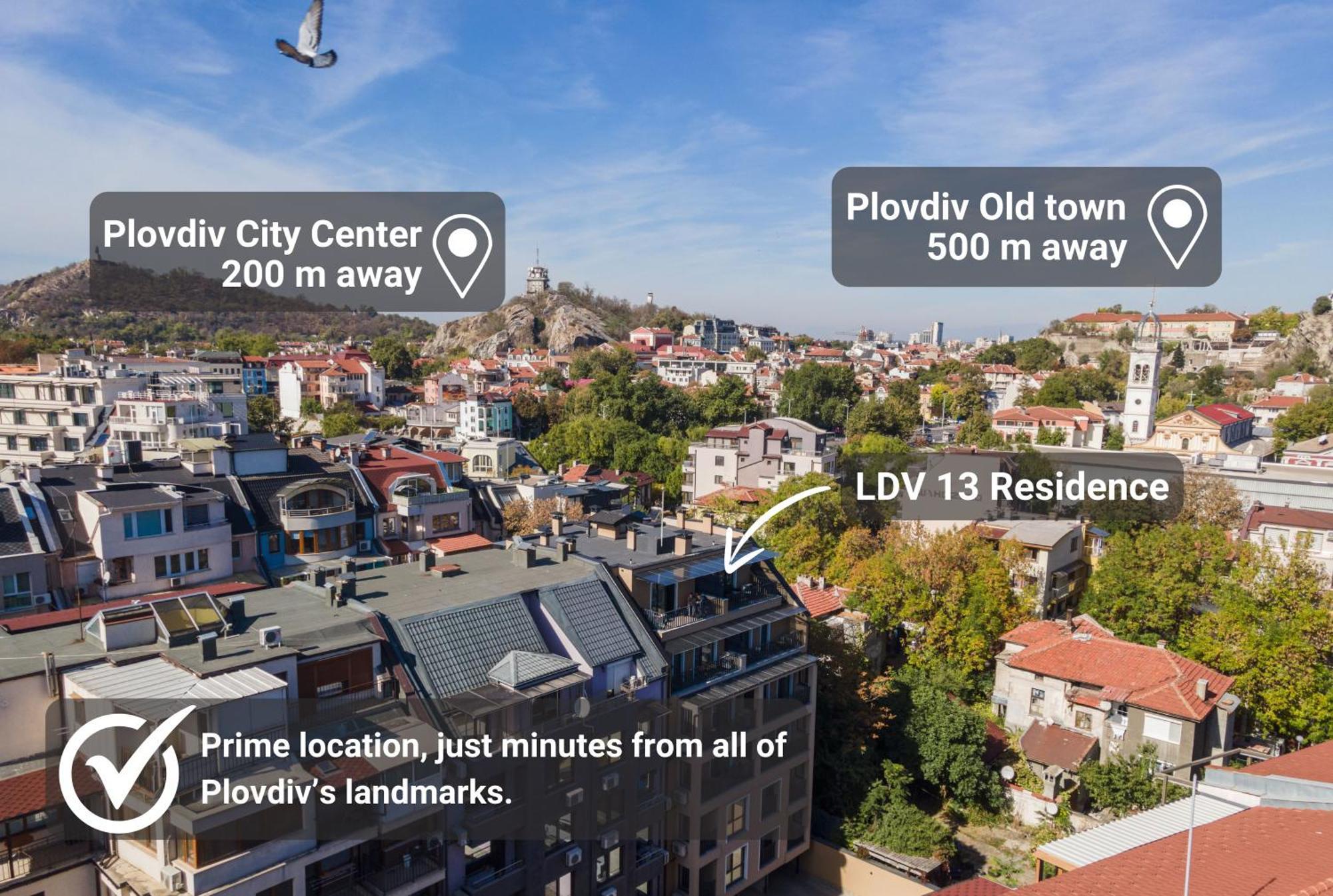 Ldv 13 Apartments Free Private Parking Plovdiv Exterior photo